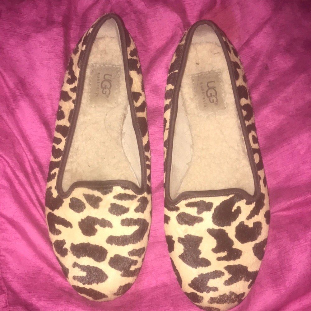 UGG cheetah flats